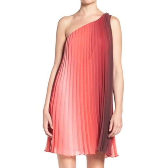 Likely Dresses & Skirts - Likely Fenimore Dress in Pink / Red Ombré FLMT
